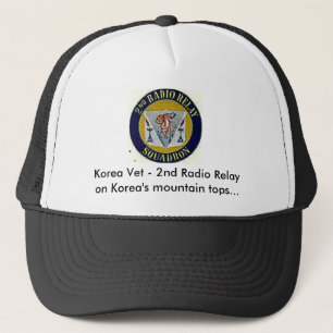 2ndrremblem door verf, Korea Vet - 2e radio R.. Trucker Pet