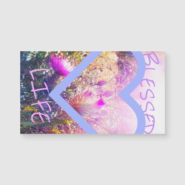 2NIEUWE ZWARE LEVENSDUUR THISTLE HARTMAGNETS (Voorkant)