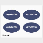 2QT2BSTR8 OVALE STICKER (Vel)