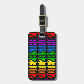 2QTE2BSTR8 aangepast bagagelabel (Voorkant verticaal)