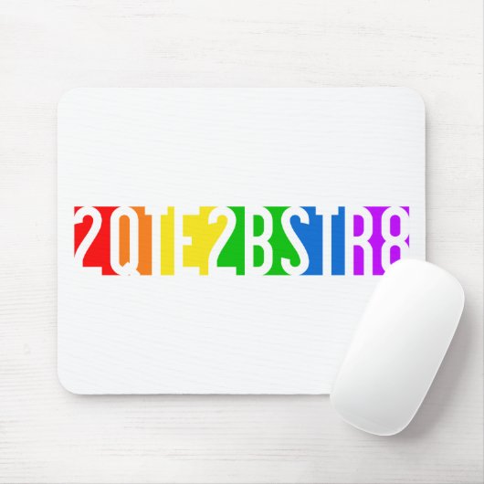 2QTE2BSTR8 mousepad, pas aan Muismat (Met muis)