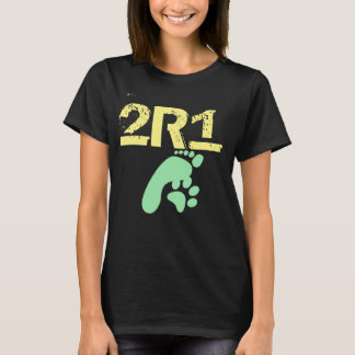 2R1 (2 soorten 1 gedacht) Origineel ontwerp T-shirt