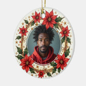 2sided Memorial Forever in Bloom Keramisch Ornament (Links)