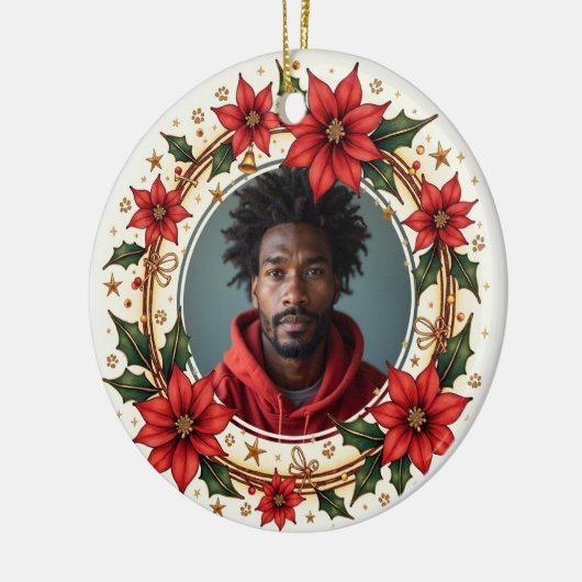 2sided Memorial Forever in Bloom Keramisch Ornament (Links)