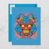 2slangen briefkaart (Voorkant / Achterkant)