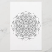 2spooky Halloween Skeleton Mandala Kleurenpakket Flyer (Voorkant)
