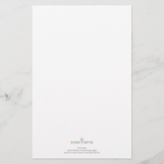 2spooky Halloween Skeleton Mandala Kleurenpakket Flyer (Achterkant)