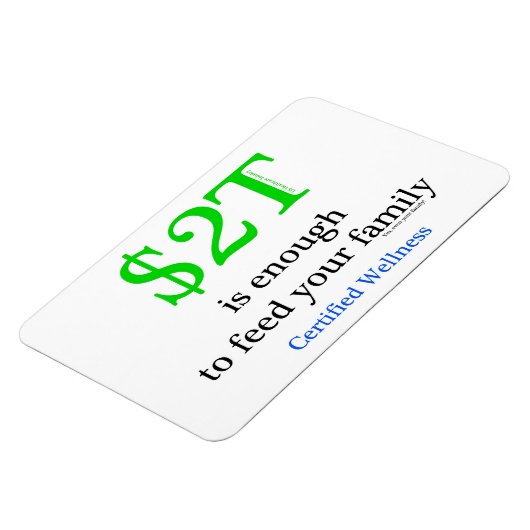 $2T is genoeg Magneet (Linkerzijde)