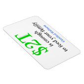 $2T is genoeg Magneet (Rechterzijde)