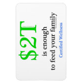 $2T is genoeg Magneet (Verticaal)