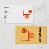 2TheHoop Visitekaartje (Voorkant / Achterkant)