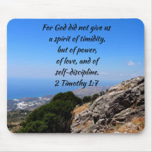 2timothy 1:7 Spirit Timidity Custom Bijbel Verse