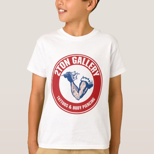 2Ton Tattoo logo T-shirt (Voorkant)