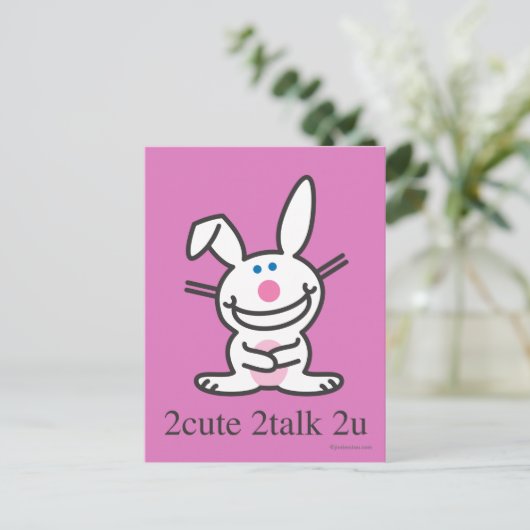 2u-talk 2u briefkaart (Staand voorkant)