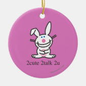 2u-talk 2u keramisch ornament (Voorkant)