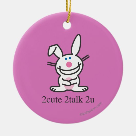 2u-talk 2u keramisch ornament (Voorkant)