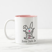 2u-talk 2u tweekleurige koffiemok (Links)