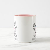 2u-talk 2u tweekleurige koffiemok (Center)