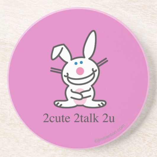 2u-talk 2u zandsteen onderzetter (Voorkant)