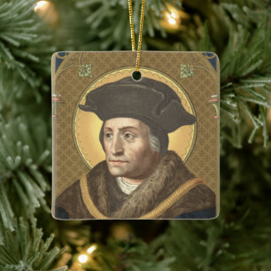 2voor1 Heiligen: HH. Thomas More & Johannes Fishe Keramisch Ornament