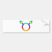 2word1 Gay Pride Bumpersticker (Voorkant)