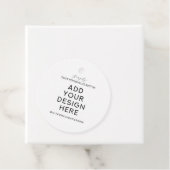 2x2" Ronde Favor Tags Afdrukken Bedankjes Labels (In situ)