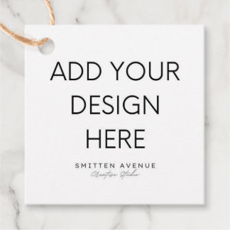 2x2" Vierkante Tag-afdrukken Bedankjes Labels