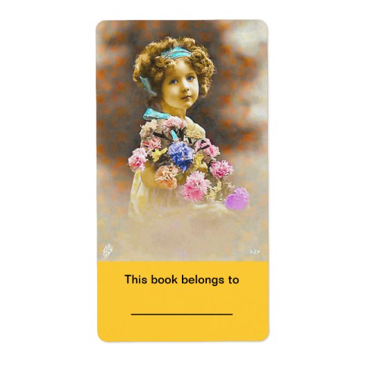 2x3 3/4" Bookplate (ex libris) Stickers (Voorkant)