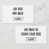 2x3,5" Horizontale platte voedsel-/plaatskaart Plaatskaartje (Voorkant / Achterkant)
