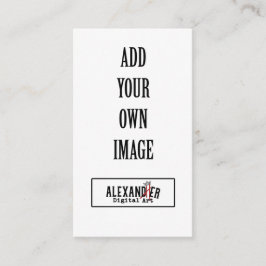 2x3,5" Verticale Platte Eten/Naamkaart Plaatskaartje