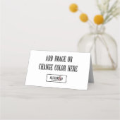 2x3,5" Vouwbare Voedsel/Naamkaart Plaatskaartje (Achterkant)