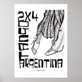 2x4 Tango Argentina Poster (Voorkant)