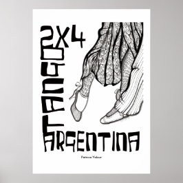 2x4 Tango Argentina Poster