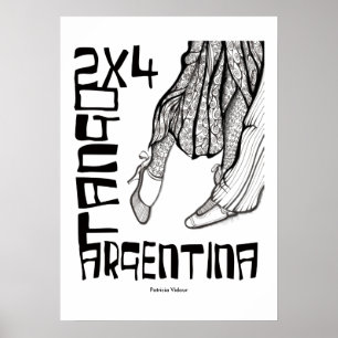 2x4 Tango Argentina Poster