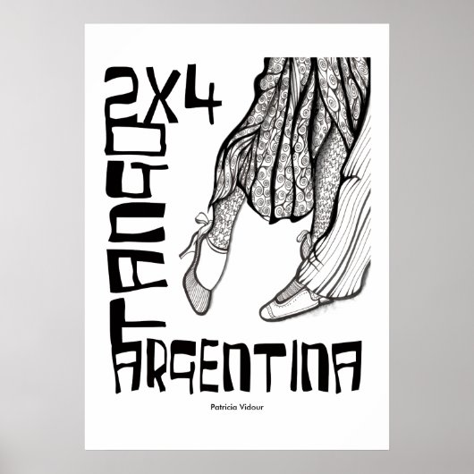2x4 Tango Argentina Poster (Voorkant)