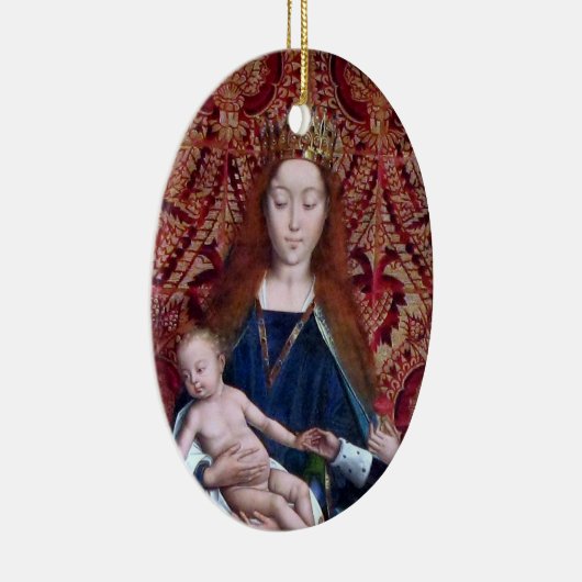 2x Enthroned Madonna en Child (detail; M 070) Keramisch Ornament (Rechts)