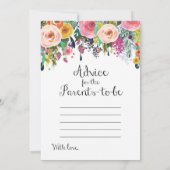 2x Games Flower Garden Baby shower Game 5x7 Kaart (Achterkant)