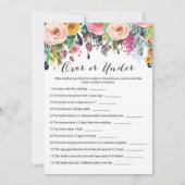 2x Spelletjes Tuin Vrijgezellenfeest Spel 5x7 Kaart (Voorkant)