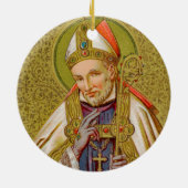 2x St. Alphonsus Liguori (SNV 02) (Ronde) Keramisch Ornament (Achterkant)