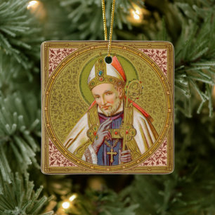 2x St. Alphonsus Liguori (SNV 02) (vierkant) Keramisch Ornament