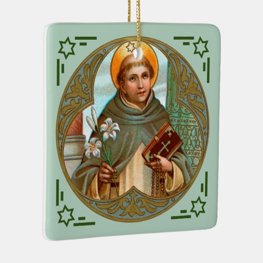 2x St. Dominic de Guzman (BK 07) Keramisch Ornament (Rechts)