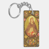 2x St. Dominicus de Guzman (PM 02) Sleutelhanger (Voorkant Links)