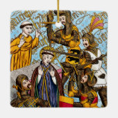 2x St. Thomas Becket's Martyrdom (M 031) Keramisch Ornament (Achterkant)