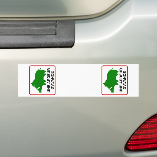 2x verstelbare SANGLIER-AUTO (afgebeeld) Bumpersticker (Op auto)