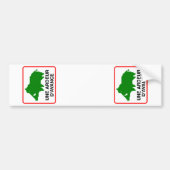 2x verstelbare SANGLIER-AUTO (afgebeeld) Bumpersticker (Voorkant)