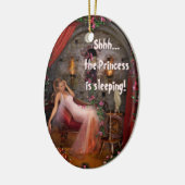 2zijdelings aanpasbare prinses van Deur Hanger Keramisch Ornament (Links)