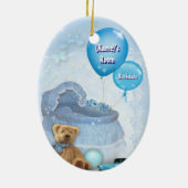 2zijwaarts aanpasbare Baby deklepschakelaar Keramisch Ornament (Achterkant)