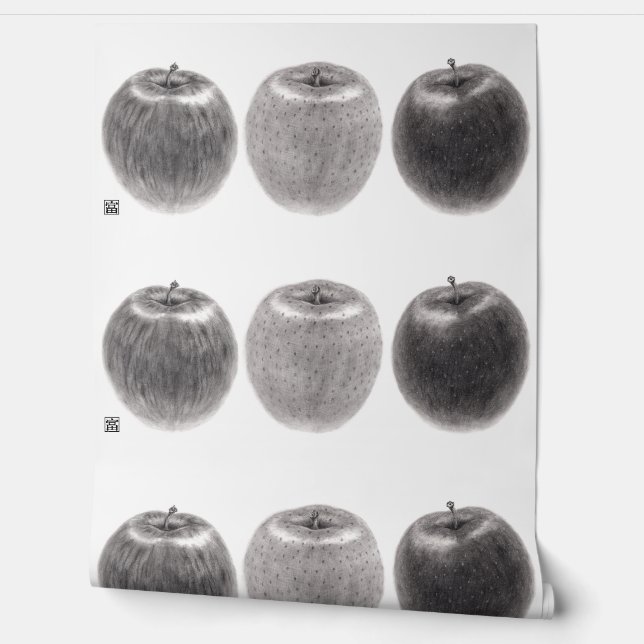 3個のりんご　横 BEHANG (Afrollen)