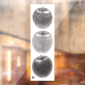 3個のりんご　縦 RAAMSTICKER (Vel 2)