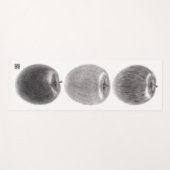 3個のりんご　縦 YOGAMAT (Voorkant (horizontaal))